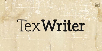 Tex Writer Font Poster 1