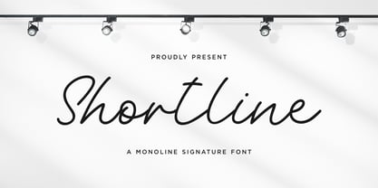 Shortline Font Poster 1