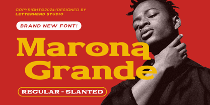 Marona Grande Font Poster 1