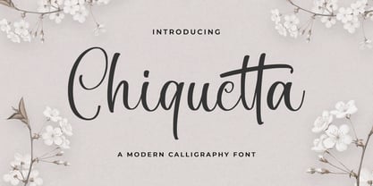 Chiquetta Font Poster 1