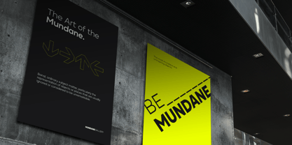 HD Anomie Font Poster 8
