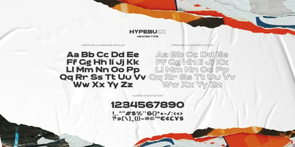 Hypebuzz Font Poster 4