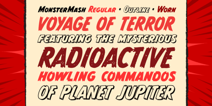 Monster Mash Font Poster 2