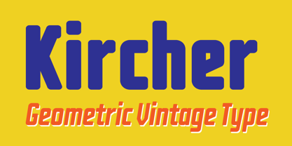 Kircher Font Poster 1