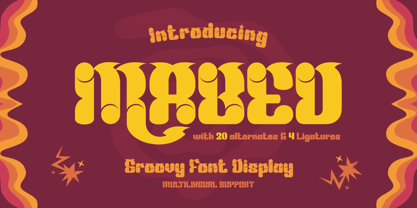 Mabed Font Poster 1