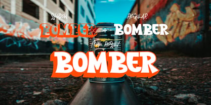 Heart Bomber Font Poster 3