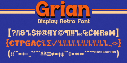 Grian Font Poster 9