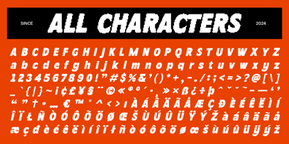 Becham Pixel Font Poster 6