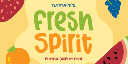 Fresh Spirit Font Poster 1