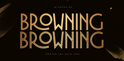 Browning Font Poster 1