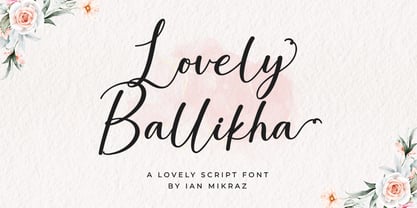 Lovely Ballikha Fuente Póster 1