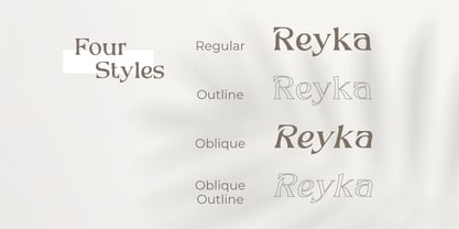 Reyka Font Poster 2