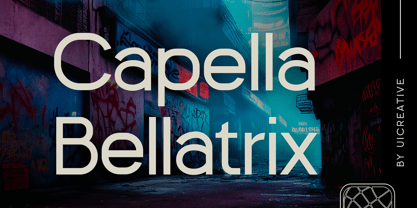 Capella Bellatrix Font Poster 1