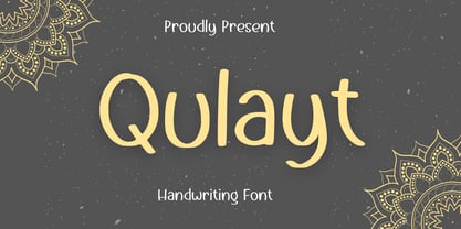 Qulayt Font Poster 1