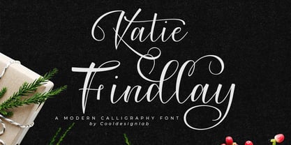 Katie Findlay Script Font Poster 1