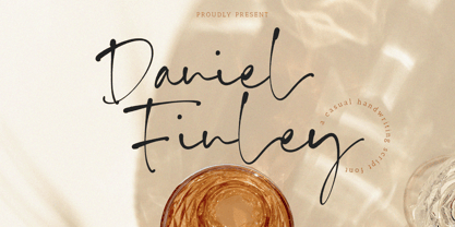 Daniel Finley Font Poster 1