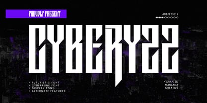 MC Cyberyzz Font Poster 1