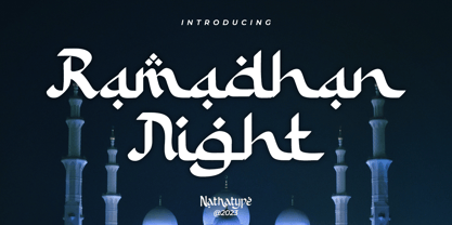 Ramadhan Night Font Poster 1