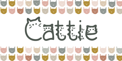 Cattie Font Poster 1