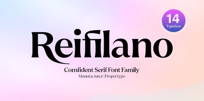 Reifilano Font Poster 1