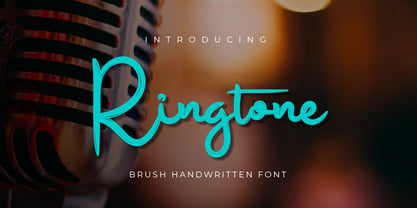 Ringtone Font Poster 1