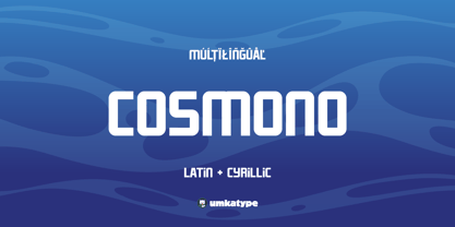 Cosmono Font Poster 12