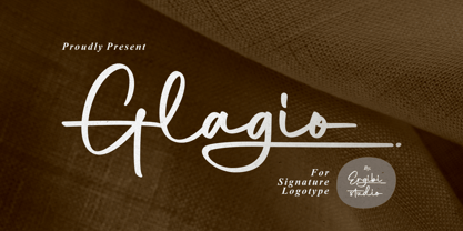 Glagio Font Poster 1