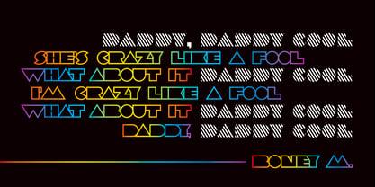 Rainbowie Font Poster 5