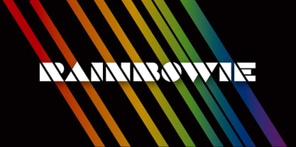 Rainbowie Font Poster 1