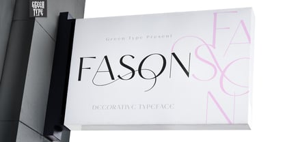 Fason Font Poster 8