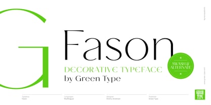 Fason Font Poster 1