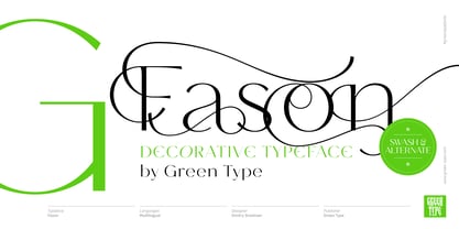 Fason Font Poster 3