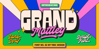 Grand Mottley Fuente Póster 1