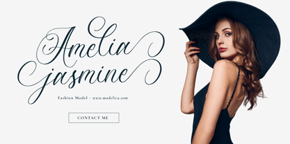 Luxuryone Calligraphy Font Poster 2