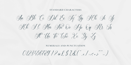 Luxuryone Calligraphy Font Poster 8