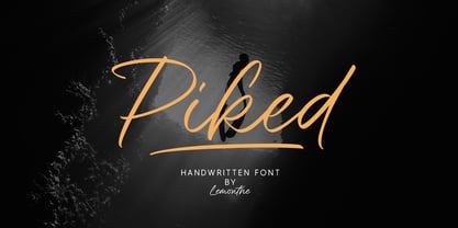 Piked Font Poster 1