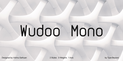 Wudoo Mono Font Poster 1