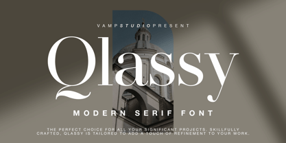 Qlassy Font Poster 1