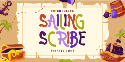 Sailing Scribe Font Poster 1