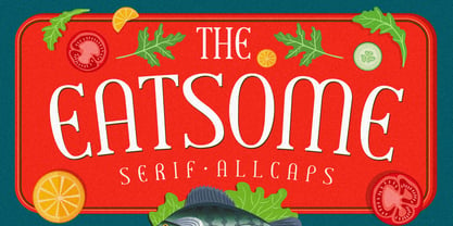 The Eatsome Font Poster 1