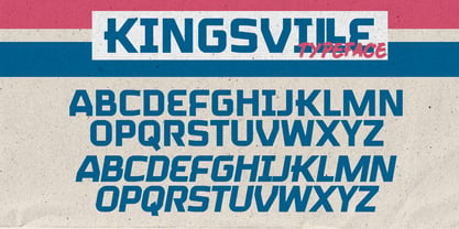 Kingsville Font Poster 2