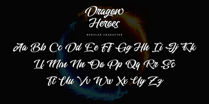 Dragon Heroes Font Poster 10