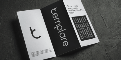 Templare Font Poster 7