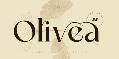 Olivea Font Poster 1