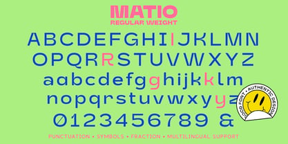 Matio Font Poster 14