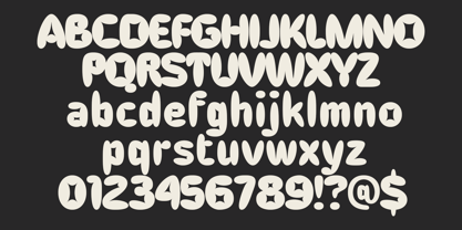 Chewy Bubble Font · 1001 Fonts