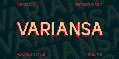 Variansa Font Poster 1