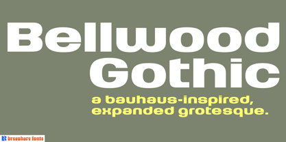 Bellwood Gothic Police Affiche 1