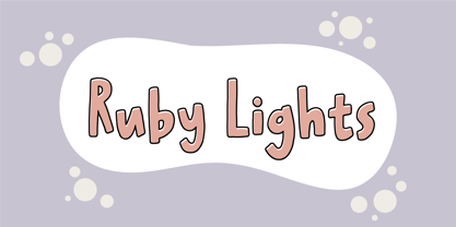 Ruby Lights Font Poster 1