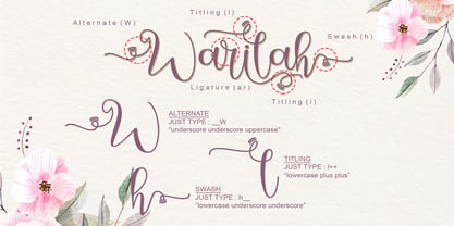 Warilah Font Poster 7